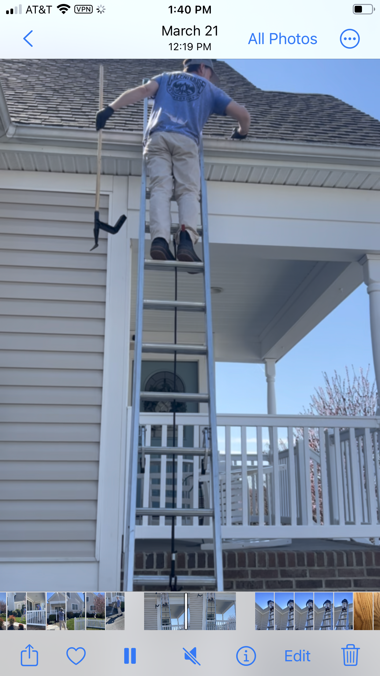 Professional gutter cleaning in Staunton Virginia Thumbnail